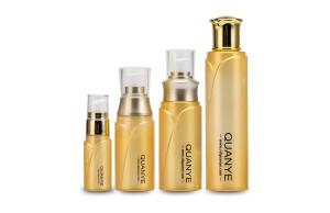China Golden Pearl Plastic Lotion Bottles Set For Beauty Products , Airless Lotion Bottle wholesale