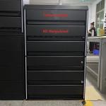 Customized Installed LED Light Attractive Tobacco Cabinet Cigarette Display Rack