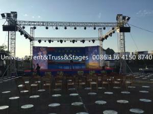 China Bolt Aluminum Stage Truss For Outdoor Event , Custom Design Aluminum Triangle Truss wholesale