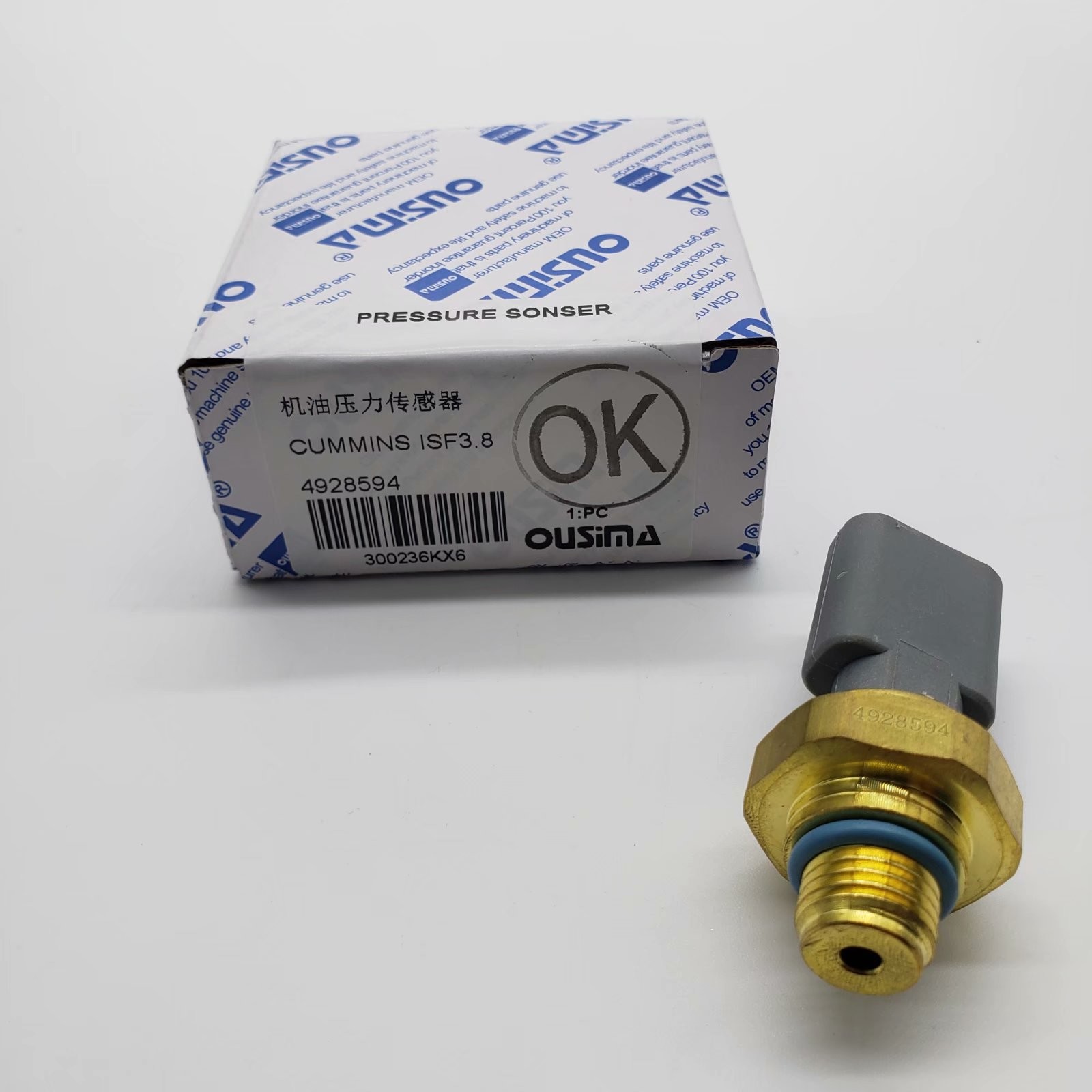 OUSIMSA 4928594 Intake Manifold Engine Oil Pressure Sensor For Cummins ISF3.8