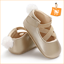 Amazon Hot sale Snow Fleece 0-2 years First walker baby booties