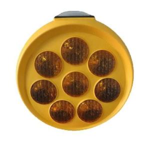 Red Yellow Rohs Certified 1000 Meters Solar Blinker Light Plastic