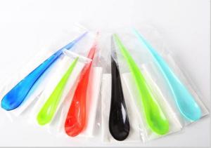 China 20cm PS Disposable Water Drop Style Ice Cream Spoon wholesale