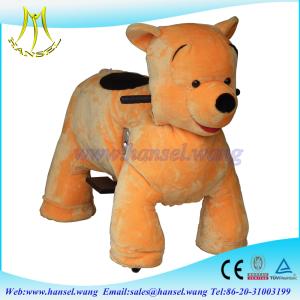 China Hansel coin operated kids walking animal rides for mall wholesale