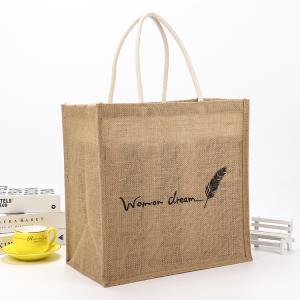 China Eco Friendly Jute Tote Bags wholesale