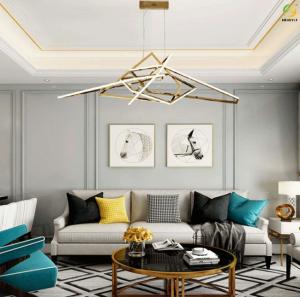 China Mirror Titanium LED Modern Fashionable Pendant Light 85V - 265V wholesale