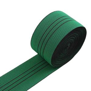 China Green Upholstery Elastic Webbing PP 2 Inch Polypropylene Webbing wholesale