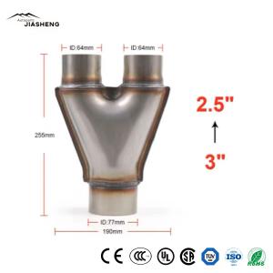 China Auto Exhaust Pipe Catalytic Converter Stainless Steel Material wholesale