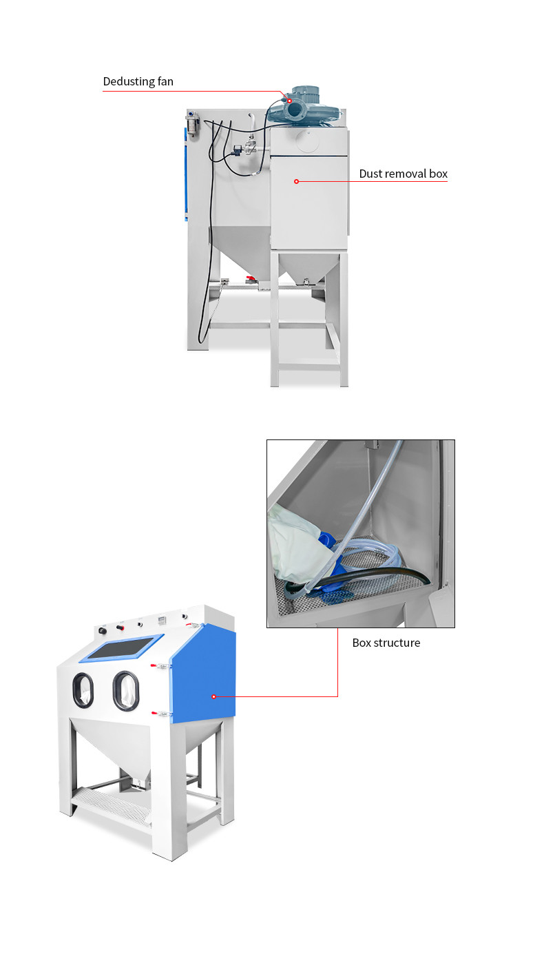 220V Input Voltage Automatic Sand Blasting Machine For Effective And Thorough Cleaning