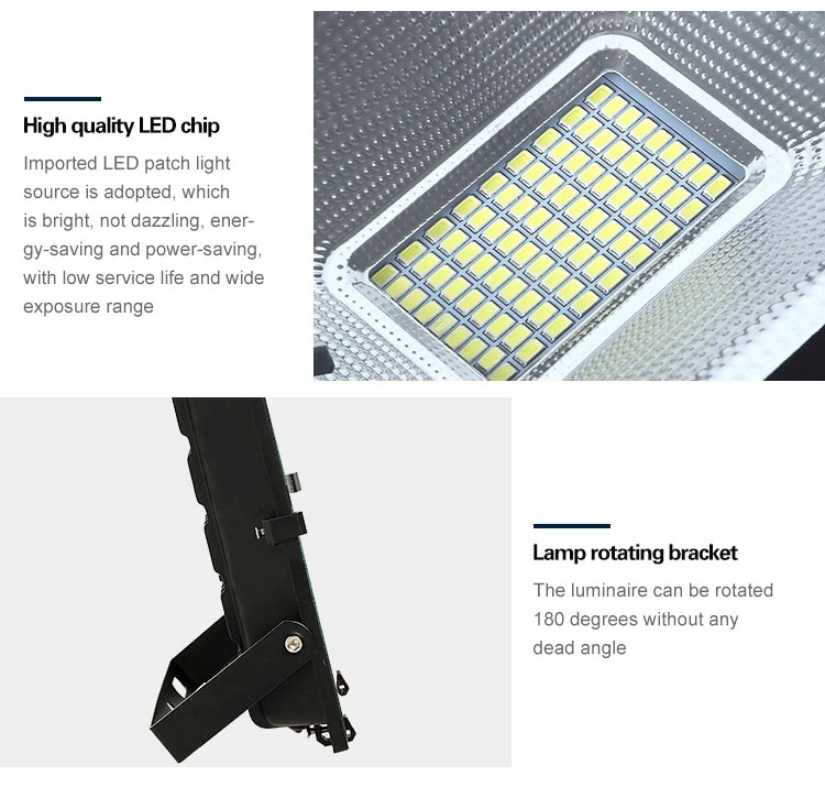 2500lm RA80 3000K Waterproof Solar Outdoor Flood Light