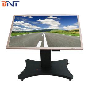 China 70cm Lifting Metal Electric Touch Mobile TV Rack For Showroom wholesale