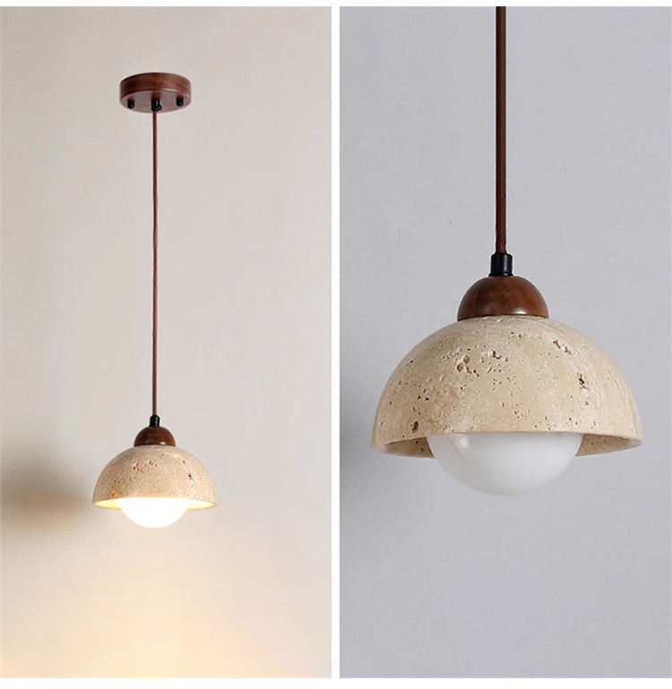 Wabi Sabi Pendant Light Janpanese Stone ceramic pendant light(WH-AP-574)