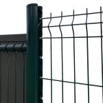 3d Galvanized Garden Wire Mesh Fence Pvc Painting / PE Coated