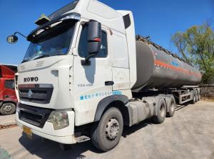 China 400HP 40000L Used HOWO T7H Oil Tanker Tractor WP12.400E201 Euro 5 Emission wholesale