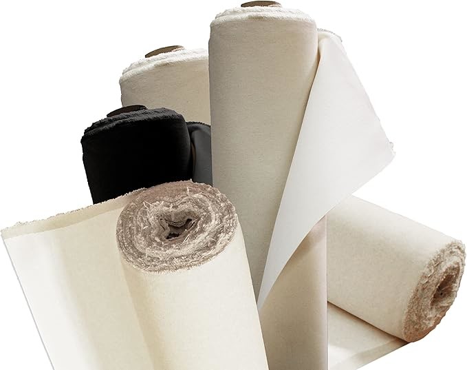 Cotton And Linen Blend Oil Painting Canvas Roll Blank For Oil And Acrylic Painting