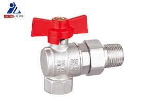 China ISO9001 Male X Female Angle Ball Valve Revolve Pipe DN15 wholesale