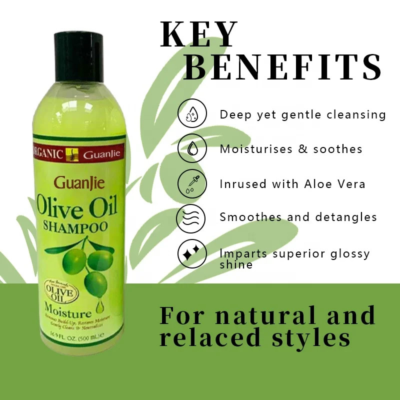 For 4c Hair Customized Product Moisturizing Restore Creamy Aloe Daily Shampoo Curly and Kinky Hair Shampoo Olive Oil