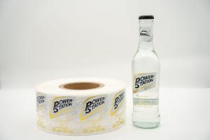China Waterproof Self Adhesive Label Transparent Clear Round Sticker Labels wholesale