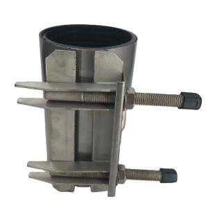 China Stainless Steel Pipe Repair Clamp 1/2 Plumbing Fittings Water Supply Projects NR Seal Ring wholesale