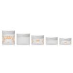 300g 360g 480g Plastic Packaging Jars Flip Top Cap For Talcum Powder