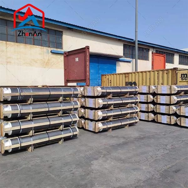 Ultra High Power Low Ash Artificial Graphite Electrode UHP With High Temperature Resistance