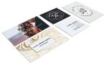 Personality Printed Paper Business Cards Embossed Gold Foil Luxury Business