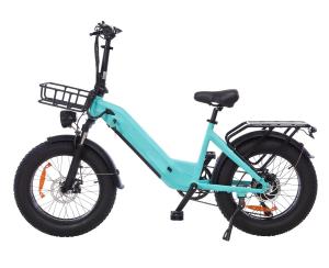 China Kids 20 Inch Electric Fat Tire Bike Hidden Battery 48V 500W Step Through Fat Tire Ebike wholesale