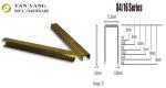 8416 series golden color furniture staples 21ga galvanized wire sofa staples