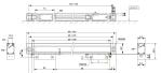 Length Measurement Digital Readout Metrology 1250mm Absolute Linear Scale