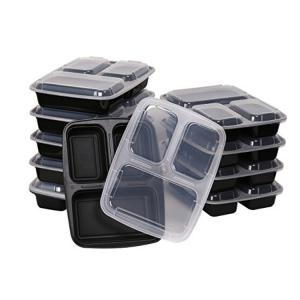 China 4 Compartment Disposable Transparent Plastic Food Containers wholesale