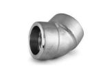 ISO9001 45 Degree Elbow SS Socket Weld Fittings