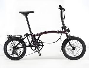 China Unisex Molybdenum Steel 16 Inch Folding Bike Disc Brake Bicycle 120kg With Changeble Speed wholesale