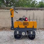 Hydraulic Walking-Behind Double Drum Vibratory Roller SVH80 for Sale
