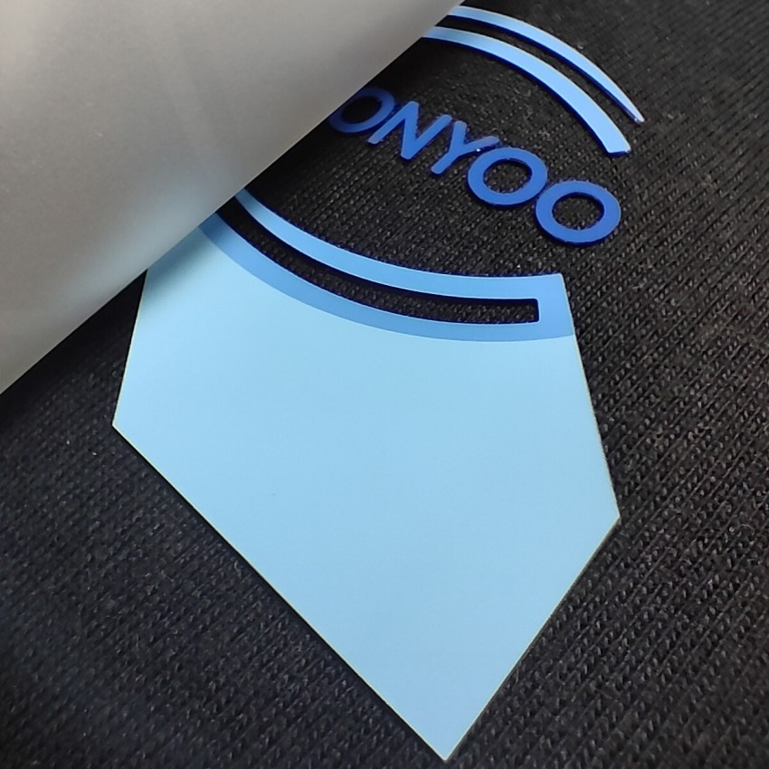 Matte Surface Silicone Heat Transfer Logo Flat Screen Printing Logo Customized
