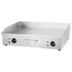 Electric Griddle Machine with Stainless Steel Construction and Temperature