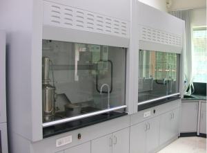 China Hot Sale Full PP Industrial Fume Hood With Antiseptic Cabinet wholesale