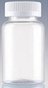 China Transparent Round Plastic Screw Top Bottles PET Health Products Large Mouth wholesale