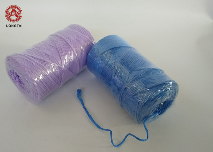 Breaking Strength Braided Twisted 100% Polypropylene Twine / Pp Rope For Packing