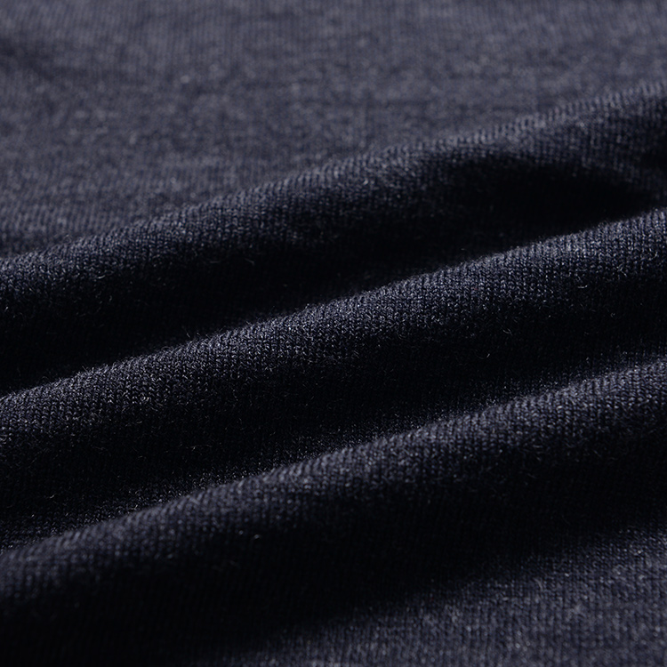 Black Warm Winter Men'S Wool Sweater , Business Casual Crew Neck Sweater