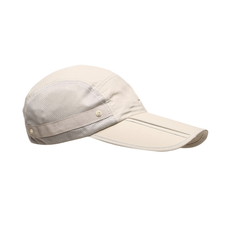 Men Women SPF 50+ UV Protection Safari Sun Hat with Adjustable Straps 100%ployester black