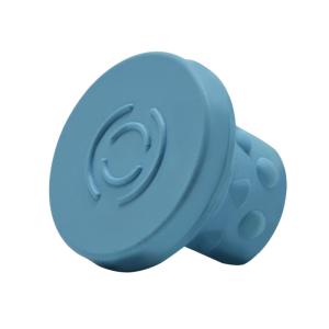 China 20mm Blue Butyl Rubber Stoppers Injection Vial Butyl Stopper wholesale