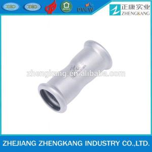 China stainless steel press reducing coupling with plain end wholesale