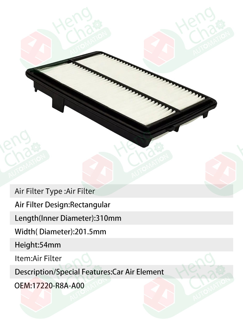 Clear Car Air Solution OEM 17220-R8A-A00 Auto Air Filters Filter Efficiency 95-99%