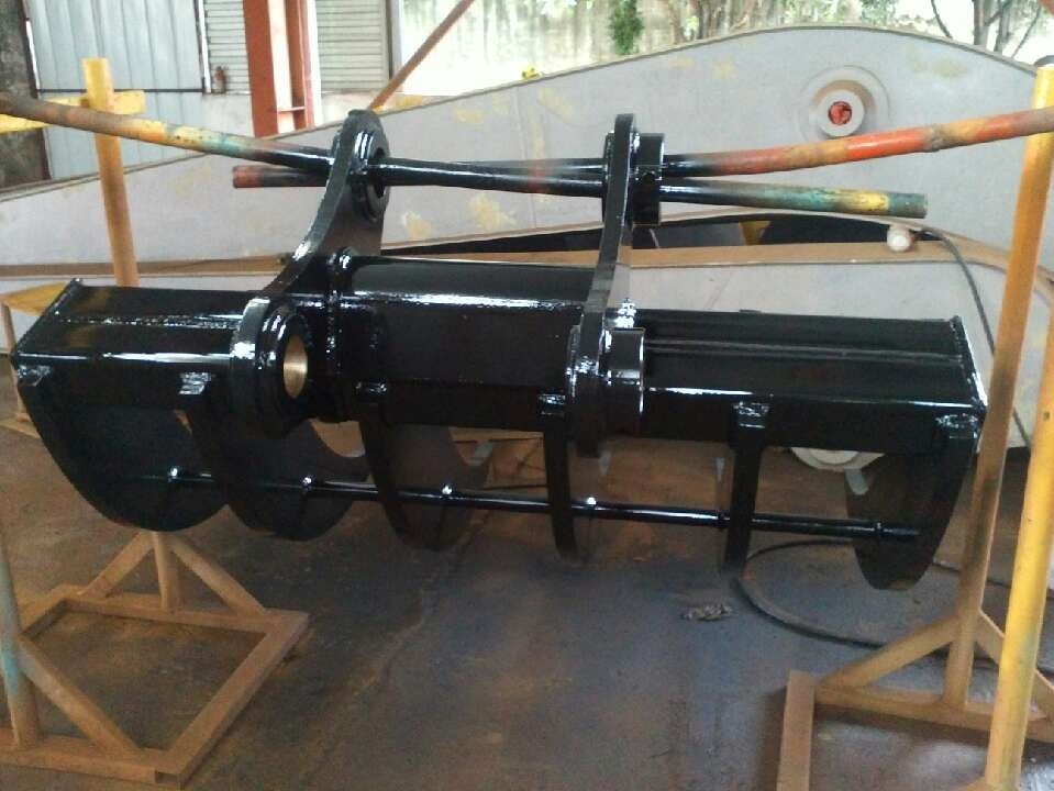 Q460 Excavator Brush Rake Attachments For Farm Job