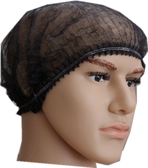 Non-Woven PP Double Elastic Disposable Strip Clip Mob Cap