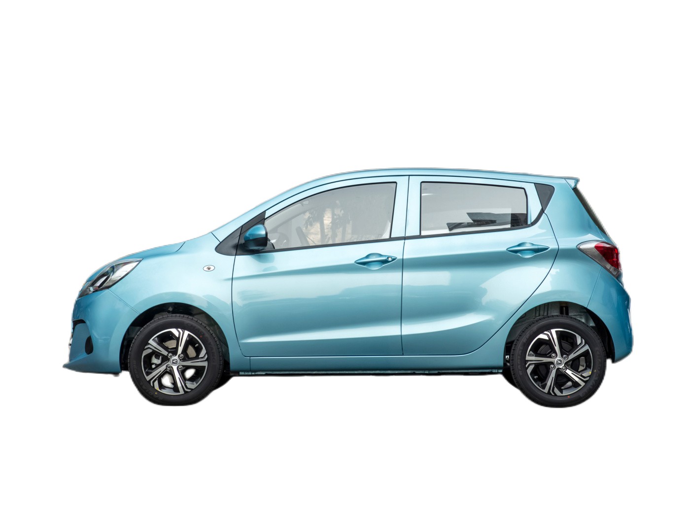 Green Color Mini EV Cars Changan Benben Ev 300KM Max Speed 101 Km/H