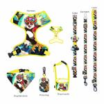Heavy Duty Pet Harness Vest Sweat Resistant Poop Bag Holder