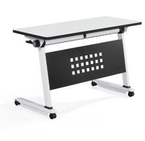 China Metal Frame Stainless Steel Office Furniture Activity Folding Training Desks on sale