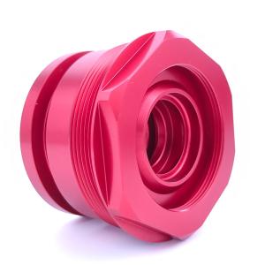 China Certified RoHS Red Anodized Hydraulic Parts for ODM Applications wholesale