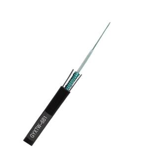 China HDPE GYXTW Central Tube Aerial Cable 6core SM Steel Wire wholesale